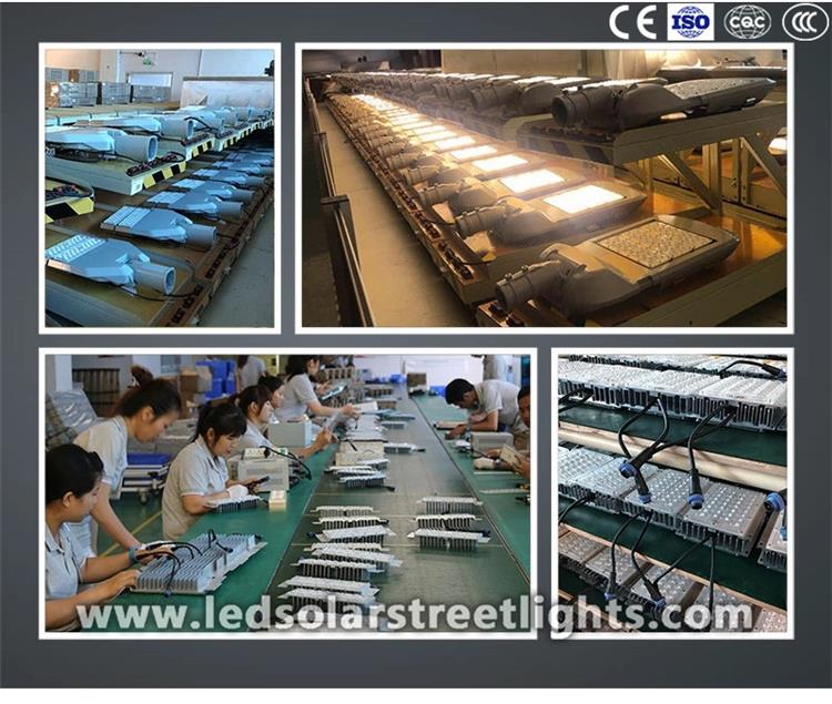 Production process of municipal led street lighting